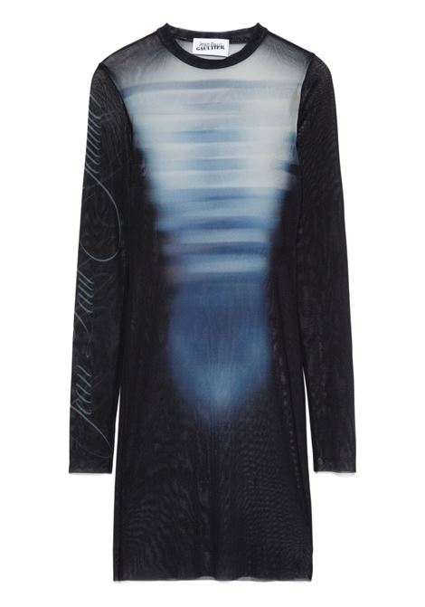 le male short dress woman navy JEAN PAUL GAULTIER | 25/33-F-RO367-T576595601